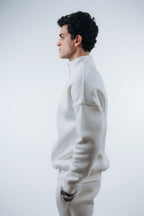 Oversized Unisex Half-Zipper