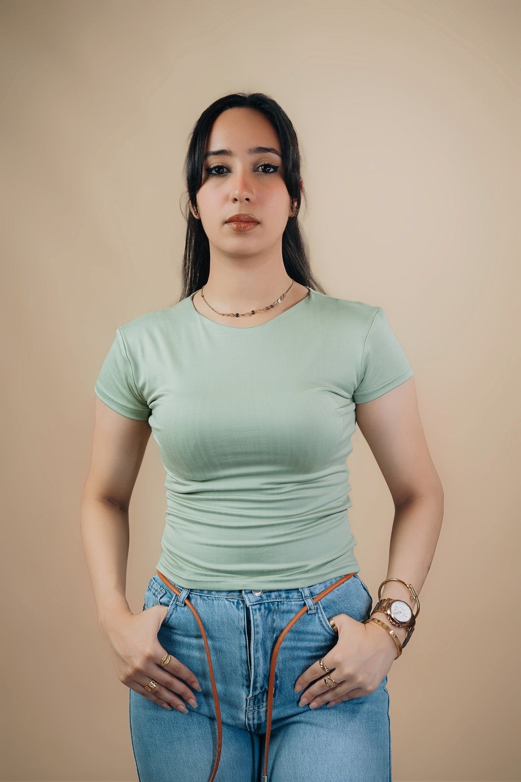 ROUND NECK SHORT SLEEVE