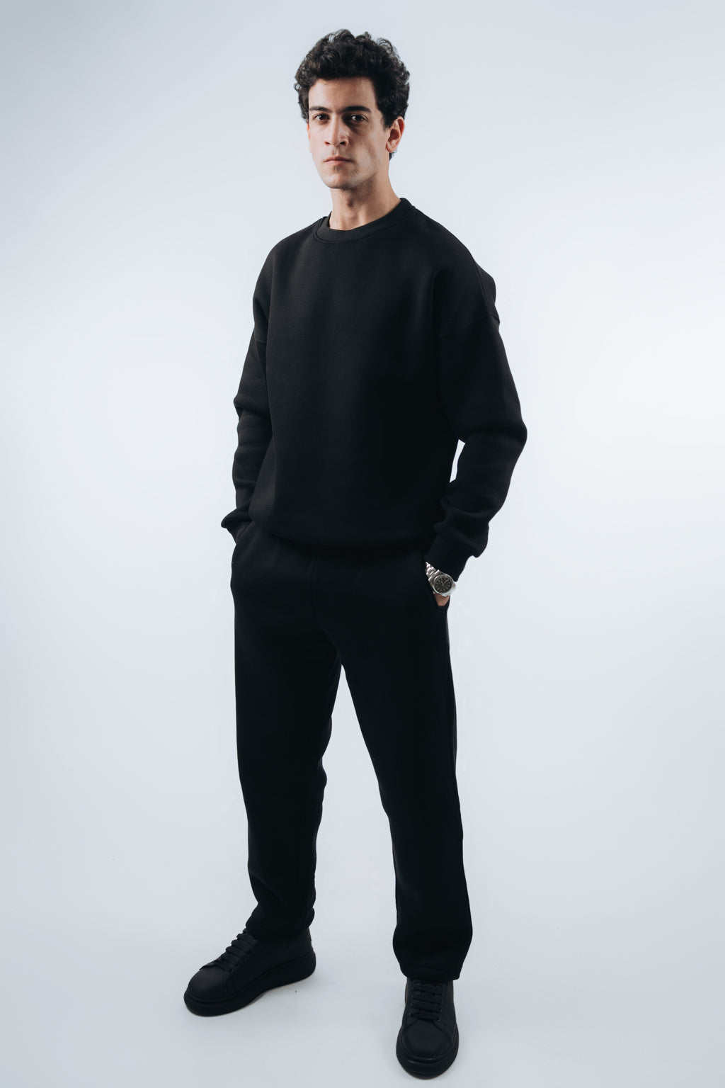 (Set) Oversize Unisex Crew Neck