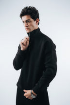 Oversized Unisex Half-Zipper