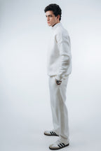 (Set) Oversize Unisex Half-Zipper