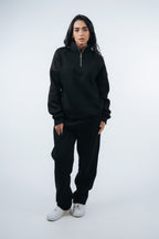 (Set) Oversize Unisex Half-Zipper