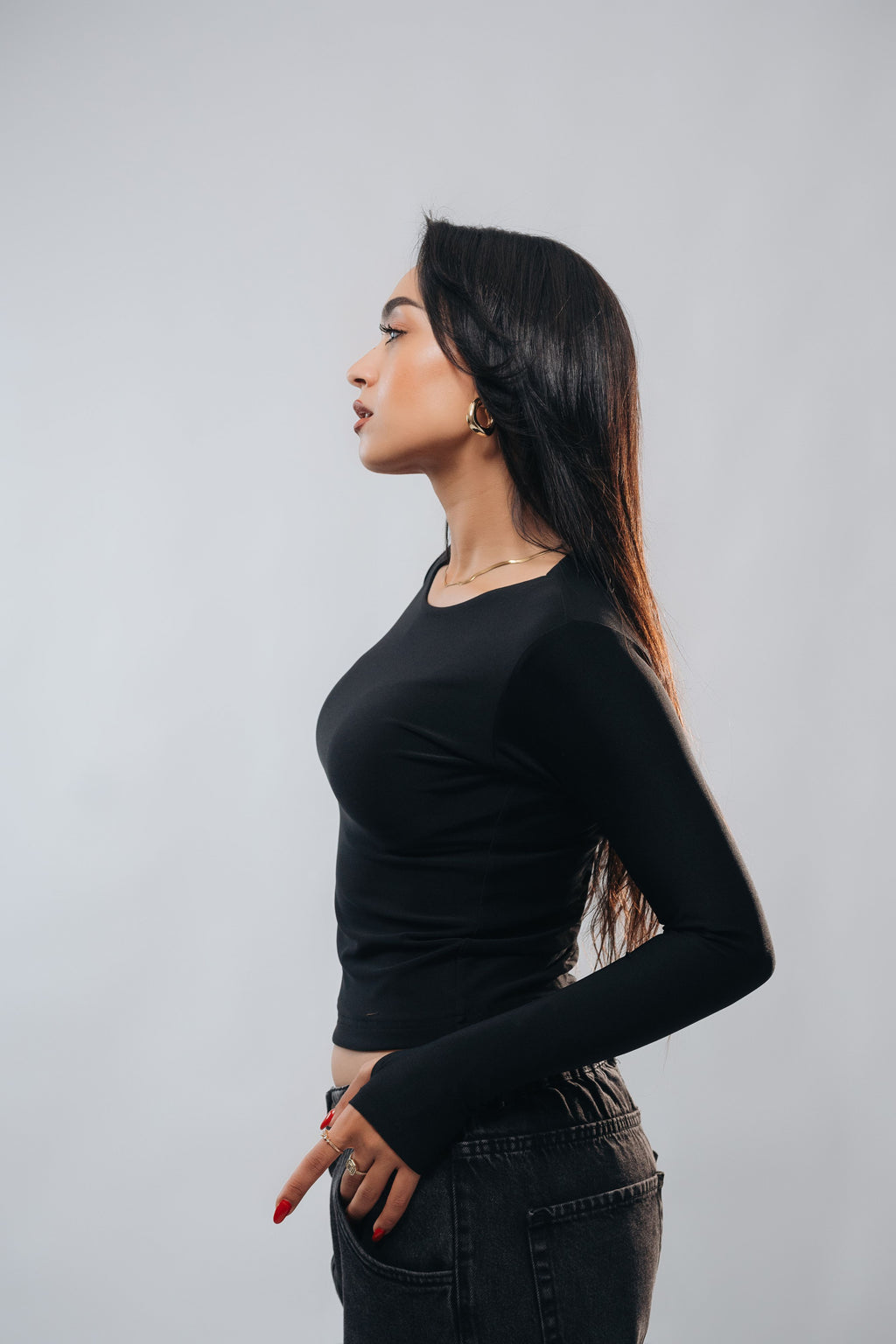 ROUND NECK LONG SLEEVE