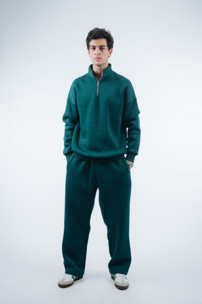 (Set) Oversized Unisex Half-Zipper